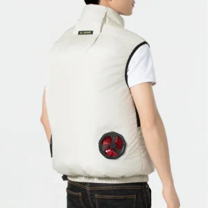 3 Gear Wearable Cooling Fan Vest for Summer Camping Fishing