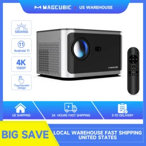 Android 11 4K 1080PElectronic Focus BT5.0 Home Projector